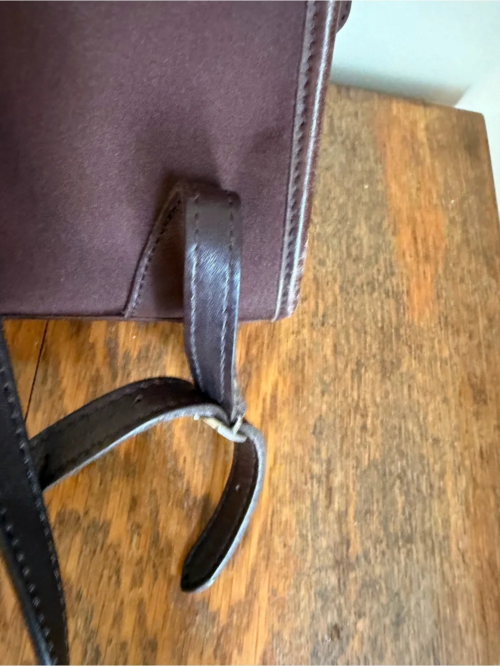 COACH 6215 Vintage Backpack Ziplock Leather Neoprene Jersey  Silver Hang Tag Vtg